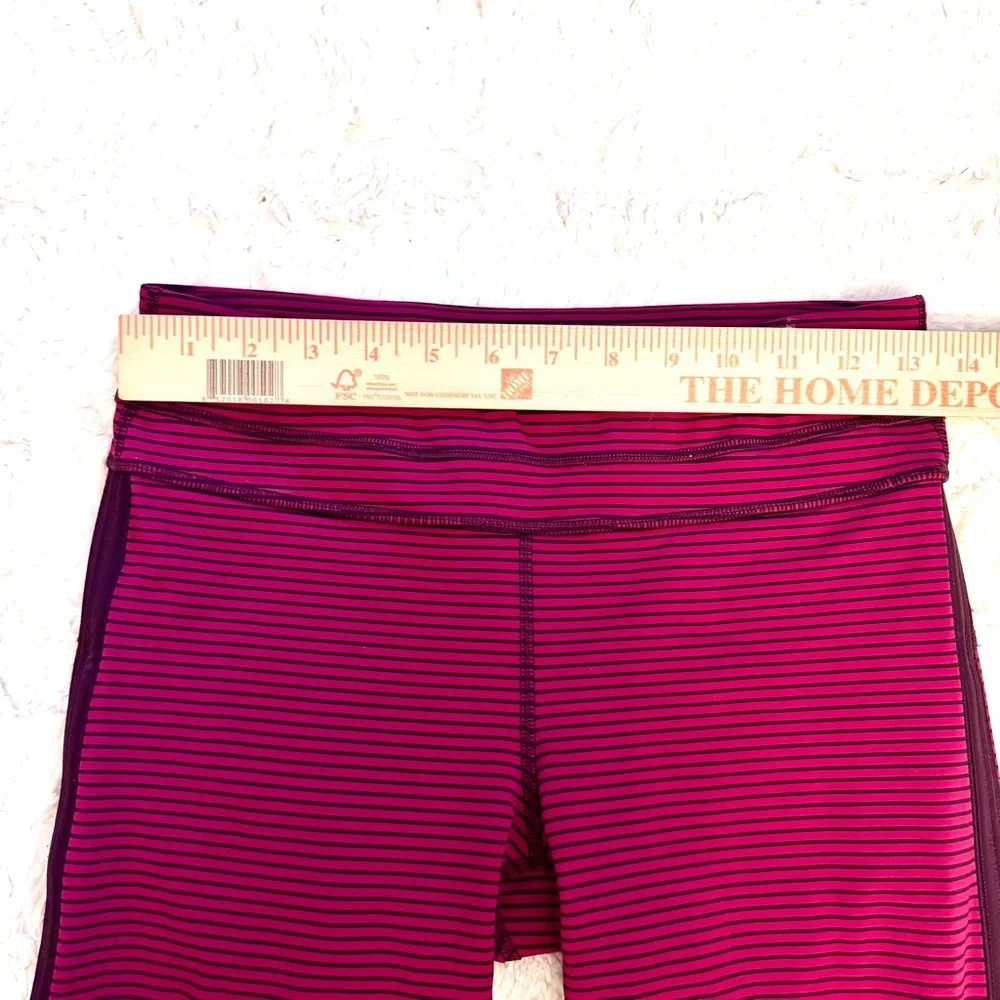 Lululemon Run: Pace Tight Size 6 – Hyper Stripe Bordeaux Drama/Bumble Berry - Picture 6 of 8